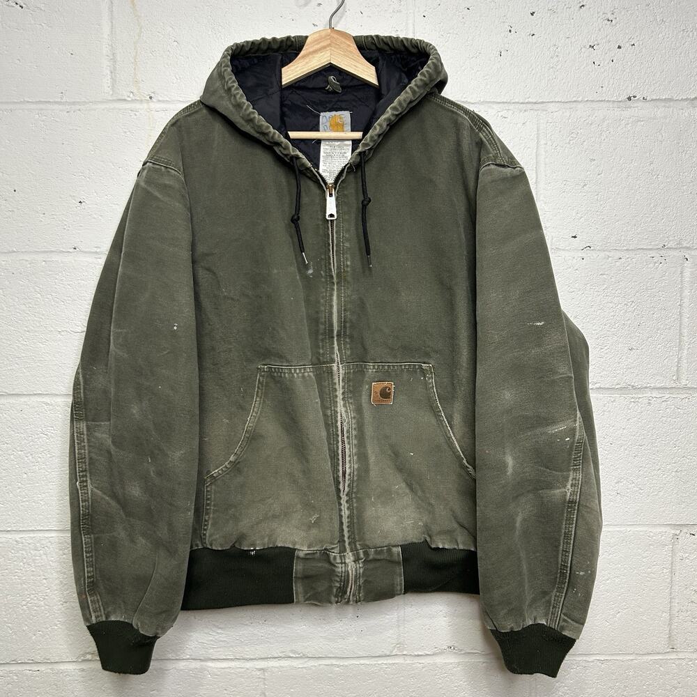 Vintage Carhartt Quilted Jacket “Moss Green” J247 MOS